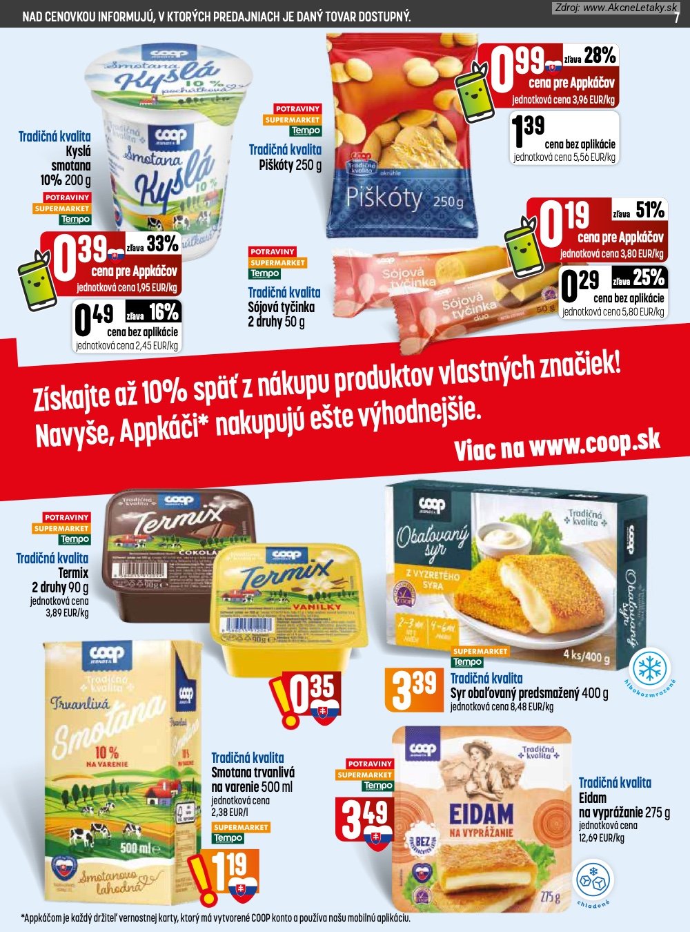 Leták COOP Jednota (3. 9. - 9. 9. 2026) - strana 7 z 32