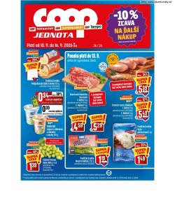 Leták COOP Jednota