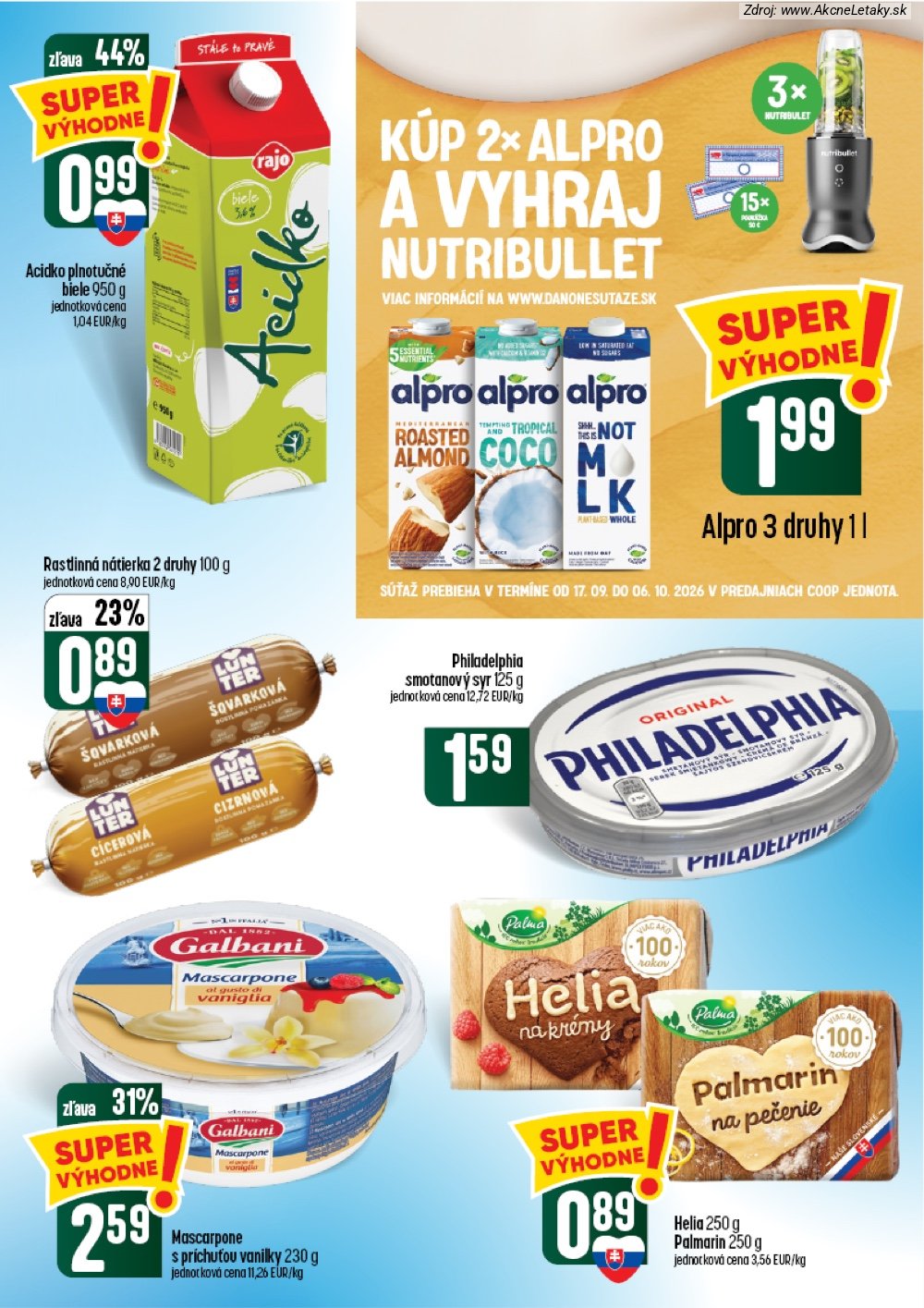 Leták COOP Jednota (17. 9. - 23. 9. 2026) - strana 25 z 60