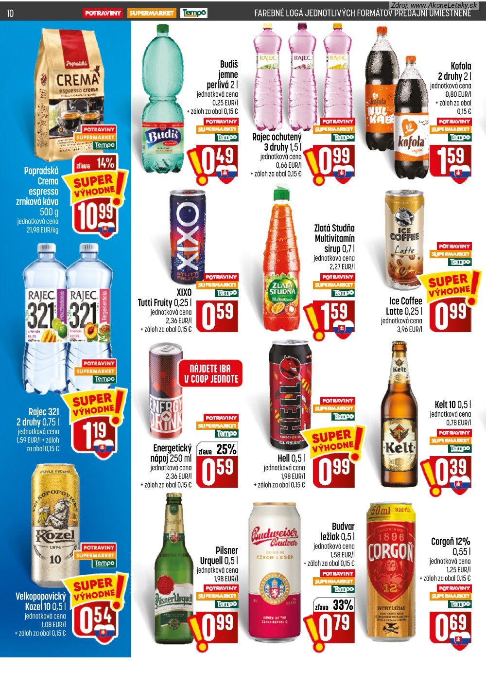 Leták COOP Jednota (17. 9. - 23. 9. 2026) - strana 10 z 28