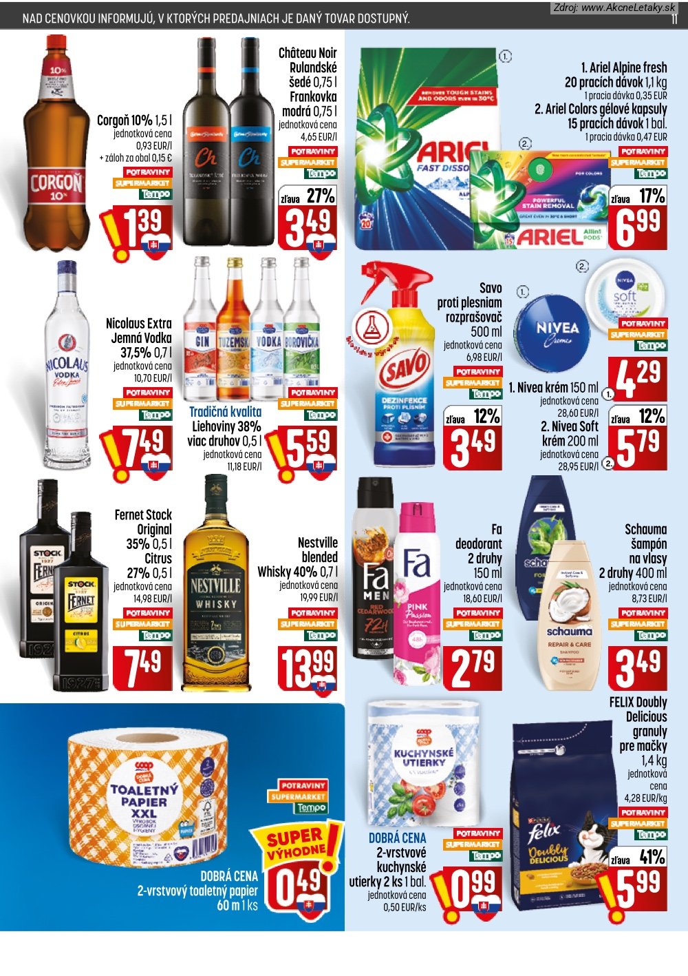 Leták COOP Jednota (17. 9. - 23. 9. 2026) - strana 11 z 28