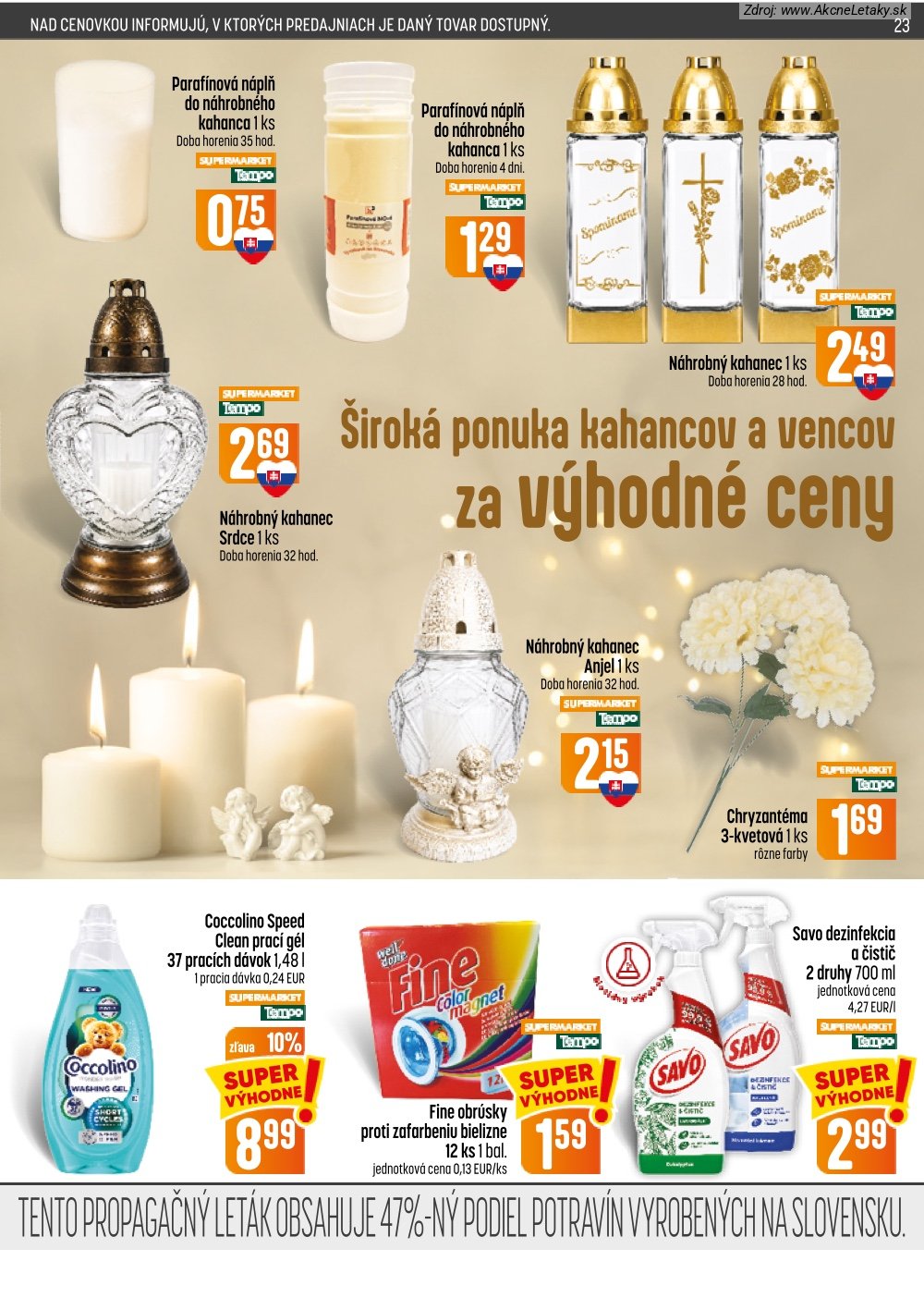 Leták COOP Jednota (17. 9. - 23. 9. 2026) - strana 23 z 28
