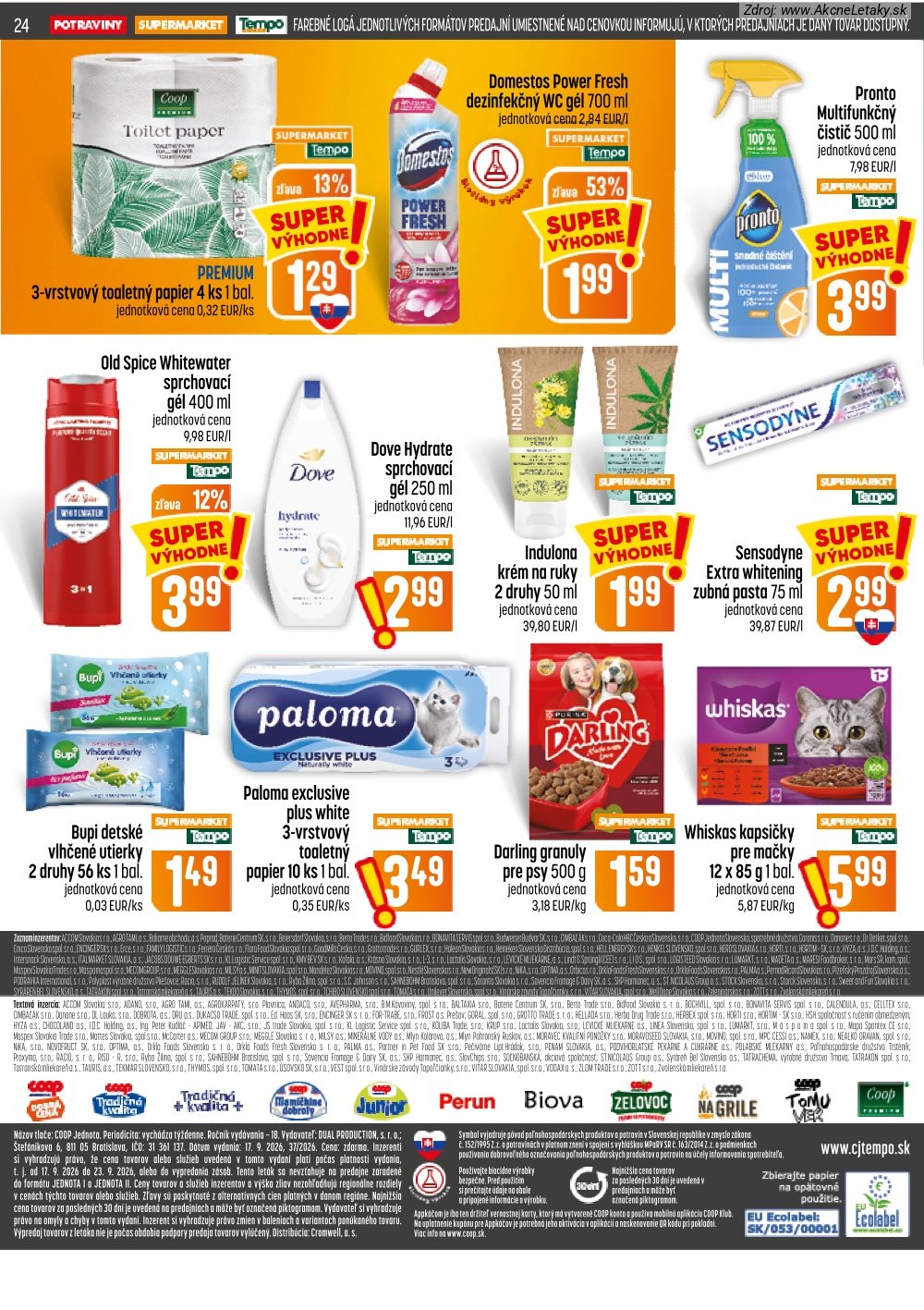Strana 68 - leták COOP Jednota (17. 9. - 23. 9. 2026)