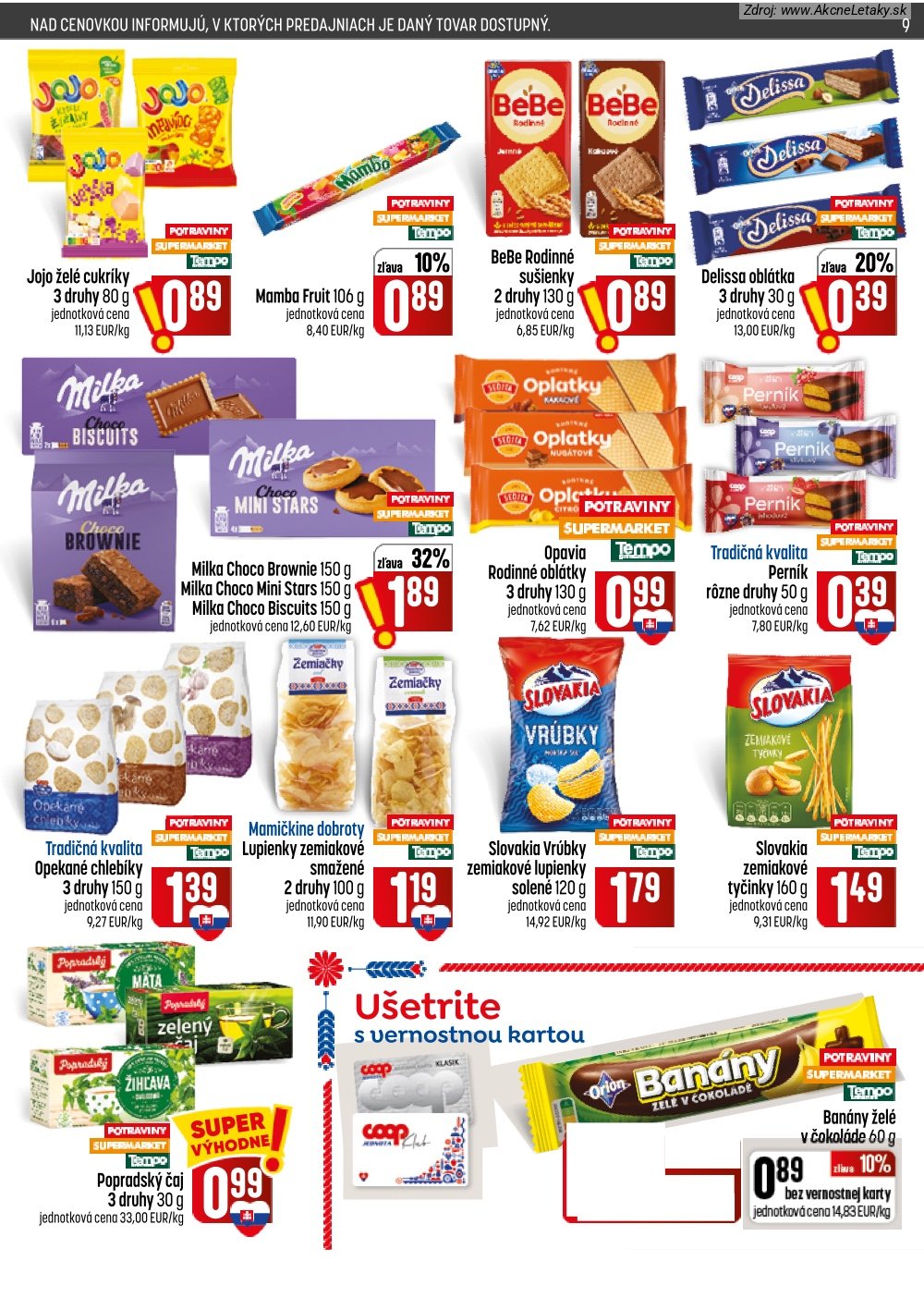 Leták COOP Jednota (17. 9. - 23. 9. 2026) - strana 9 z 28