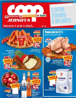 Leták COOP Jednota