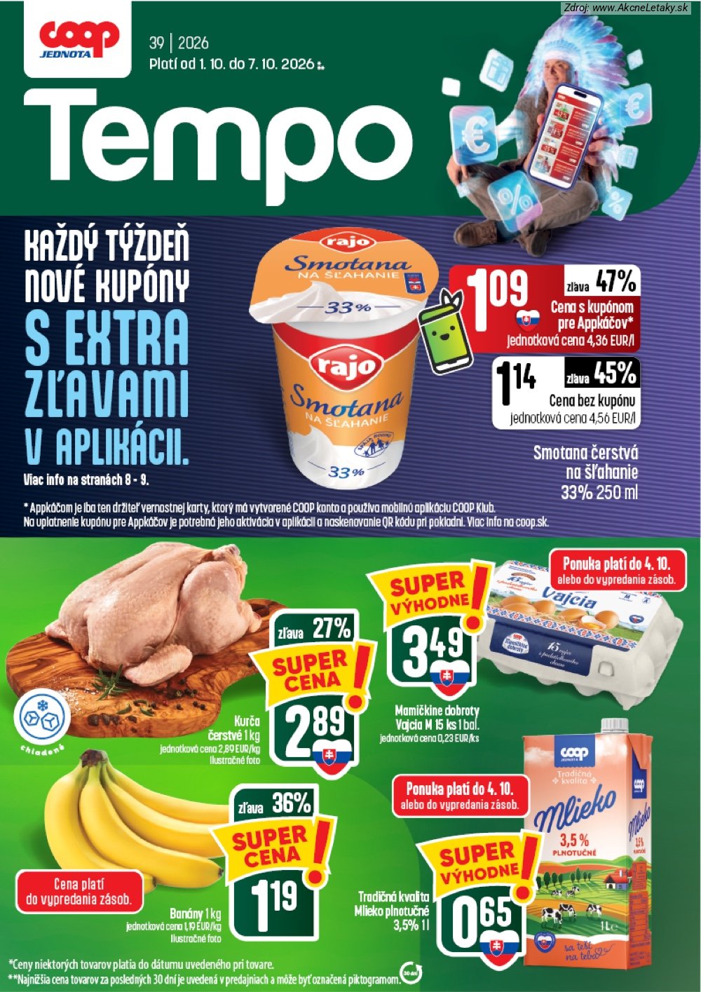 Leták COOP Jednota - strana 1
