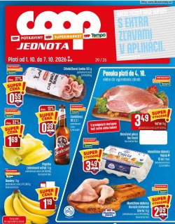 Leták COOP Jednota
