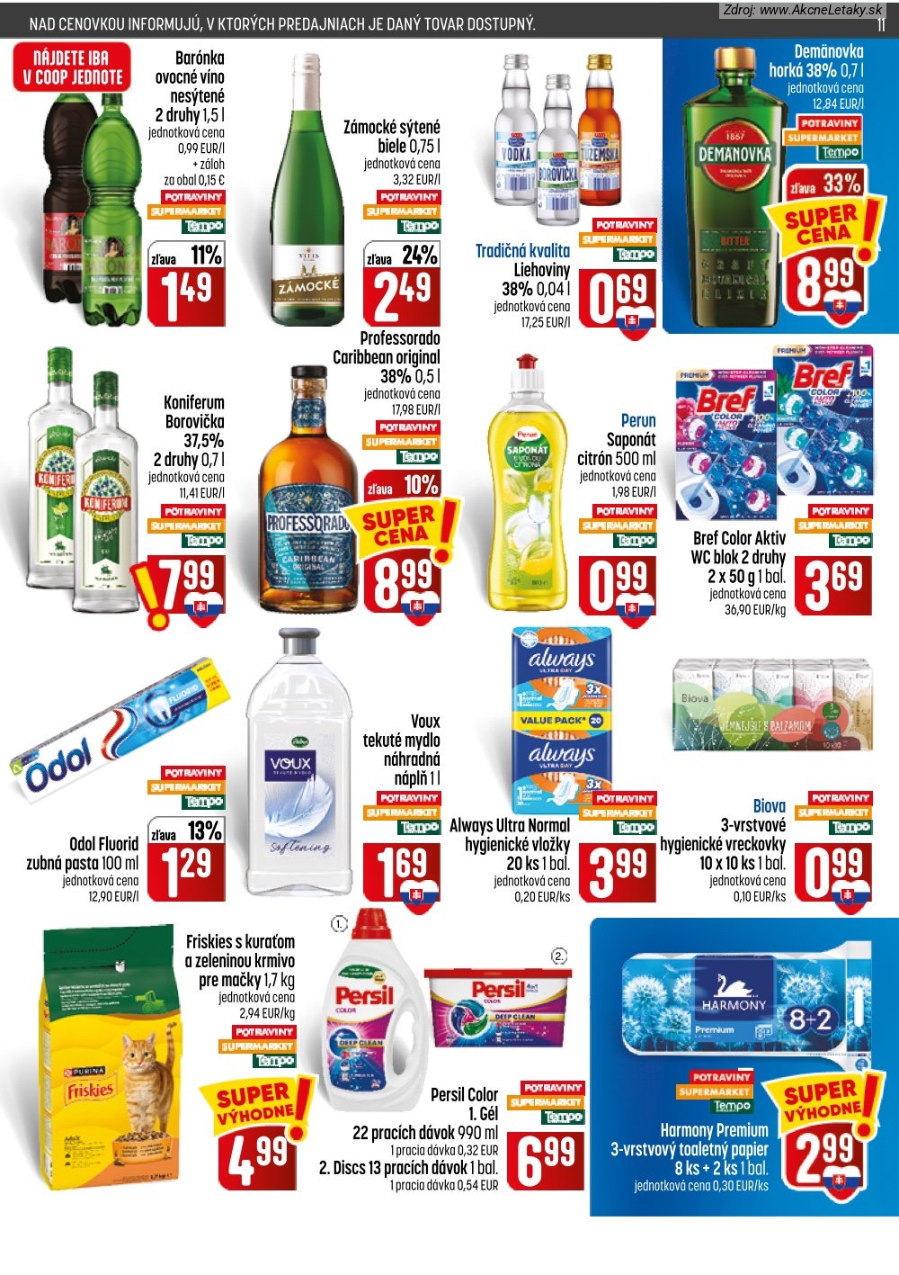 Strana 1 - leták COOP Jednota (1. 10. - 7. 10. 2026)