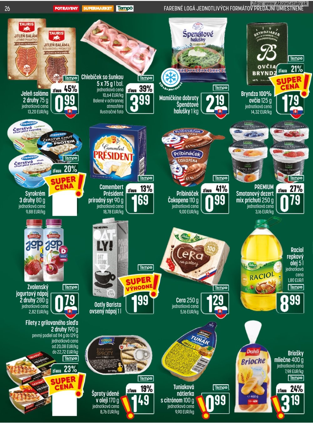 Strana 2 - leták COOP Jednota (1. 10. - 7. 10. 2026)