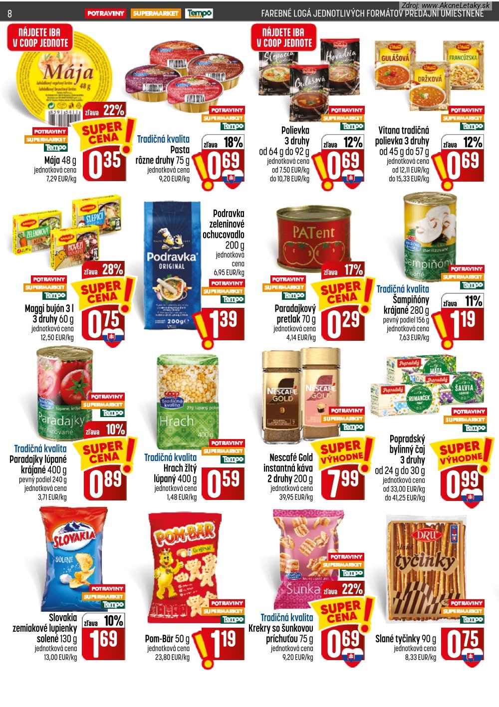 Leták COOP Jednota - strana 8