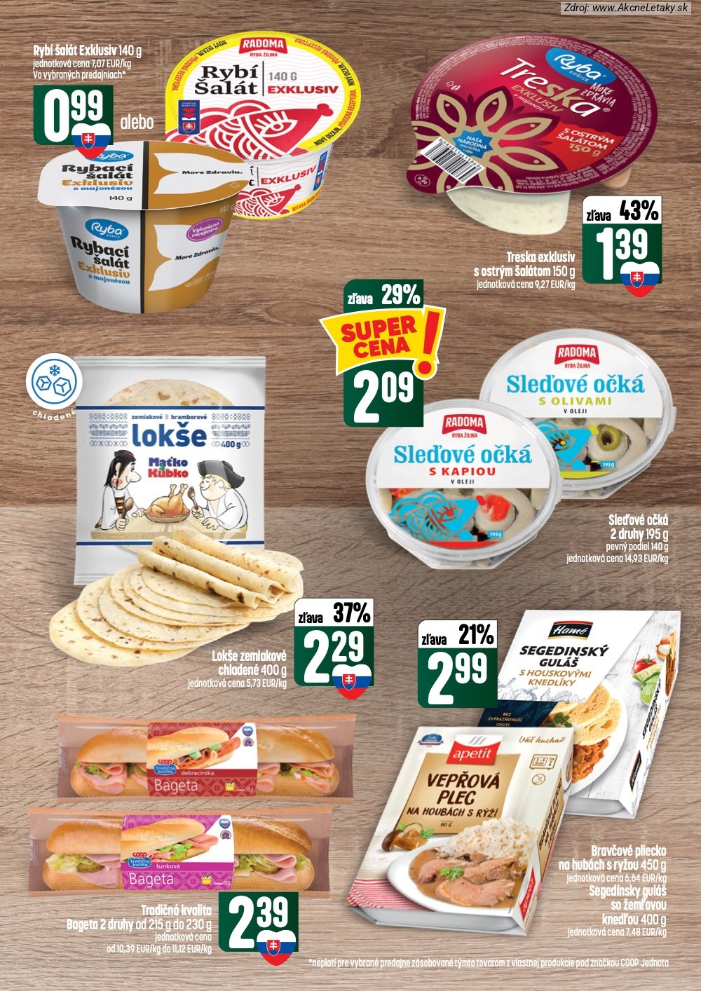 Leták COOP Jednota (8. 10. - 14. 10. 2026) - strana 17 z 66