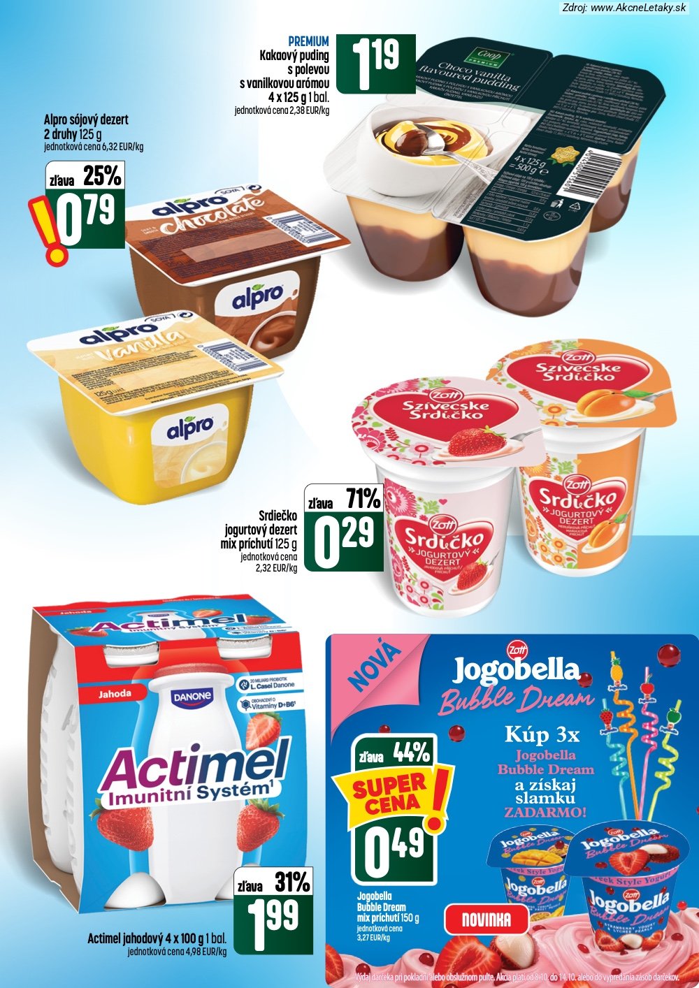Leták COOP Jednota (8. 10. - 14. 10. 2026) - strana 27 z 66