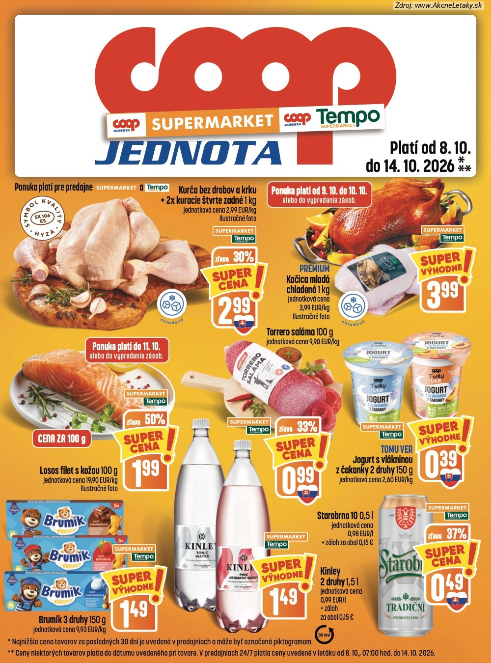 Leták COOP Jednota (8. 10. - 14. 10. 2026) - strana 13 z 28