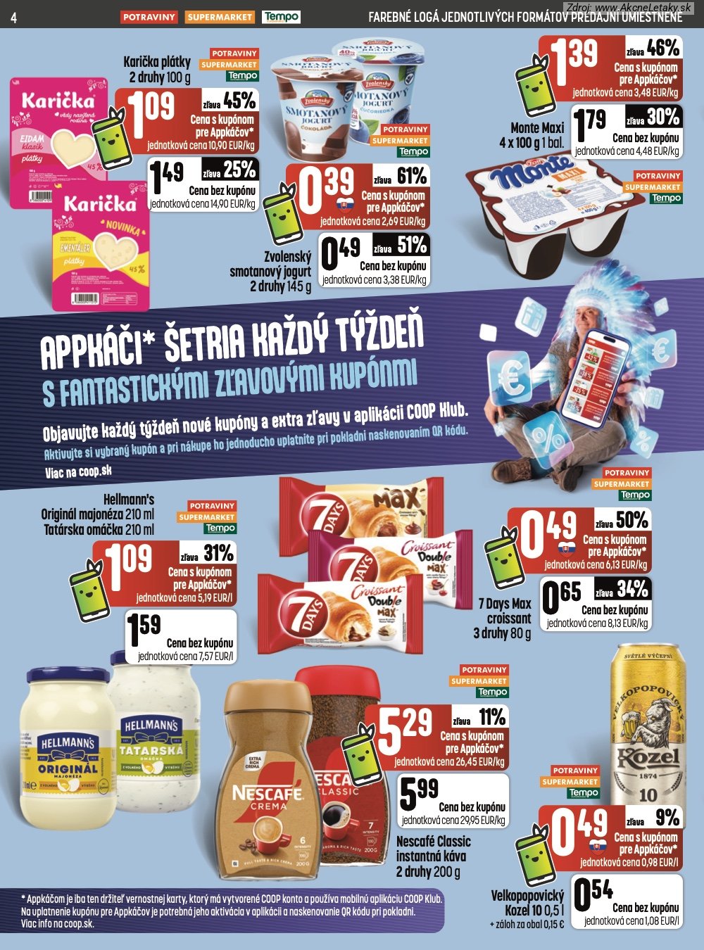Leták COOP Jednota (8. 10. - 14. 10. 2026) - strana 4 z 28