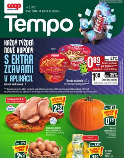 Leták COOP Jednota 15. 10. - 21. 10. 2026 COOP Tempo