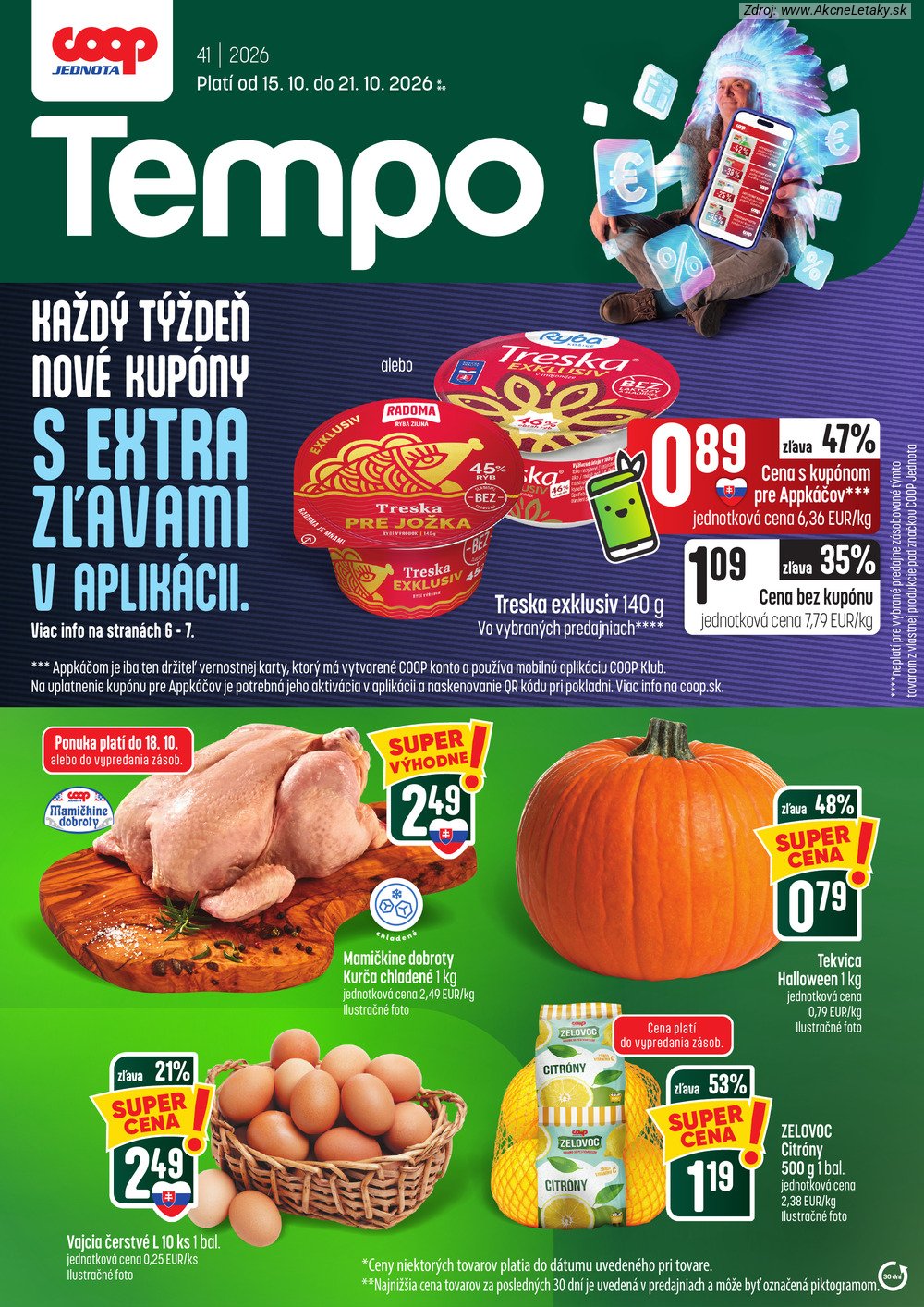 Leták COOP Jednota - strana 1