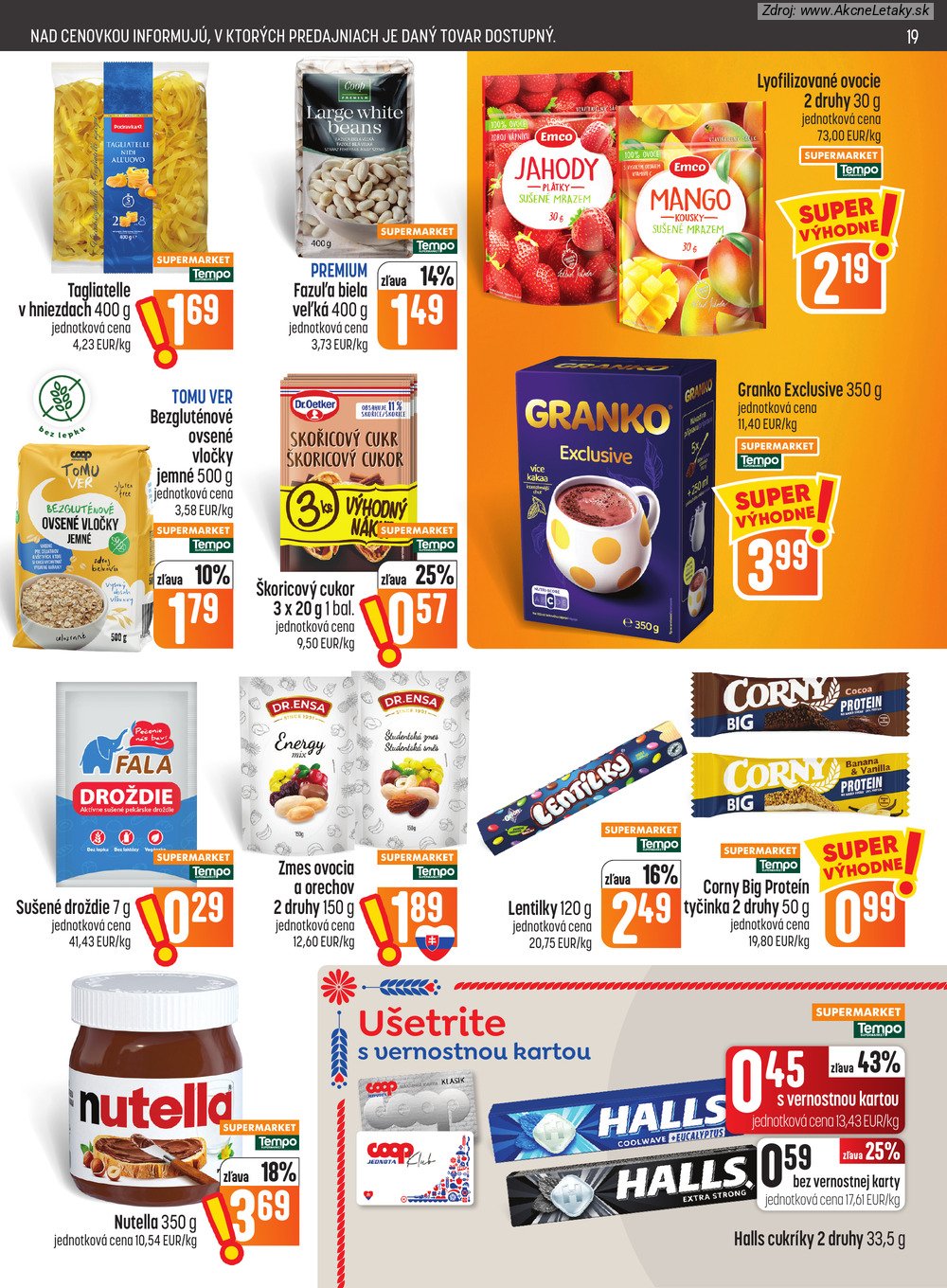 Leták COOP Jednota (15. 10. - 21. 10. 2026) - strana 19 z 28
