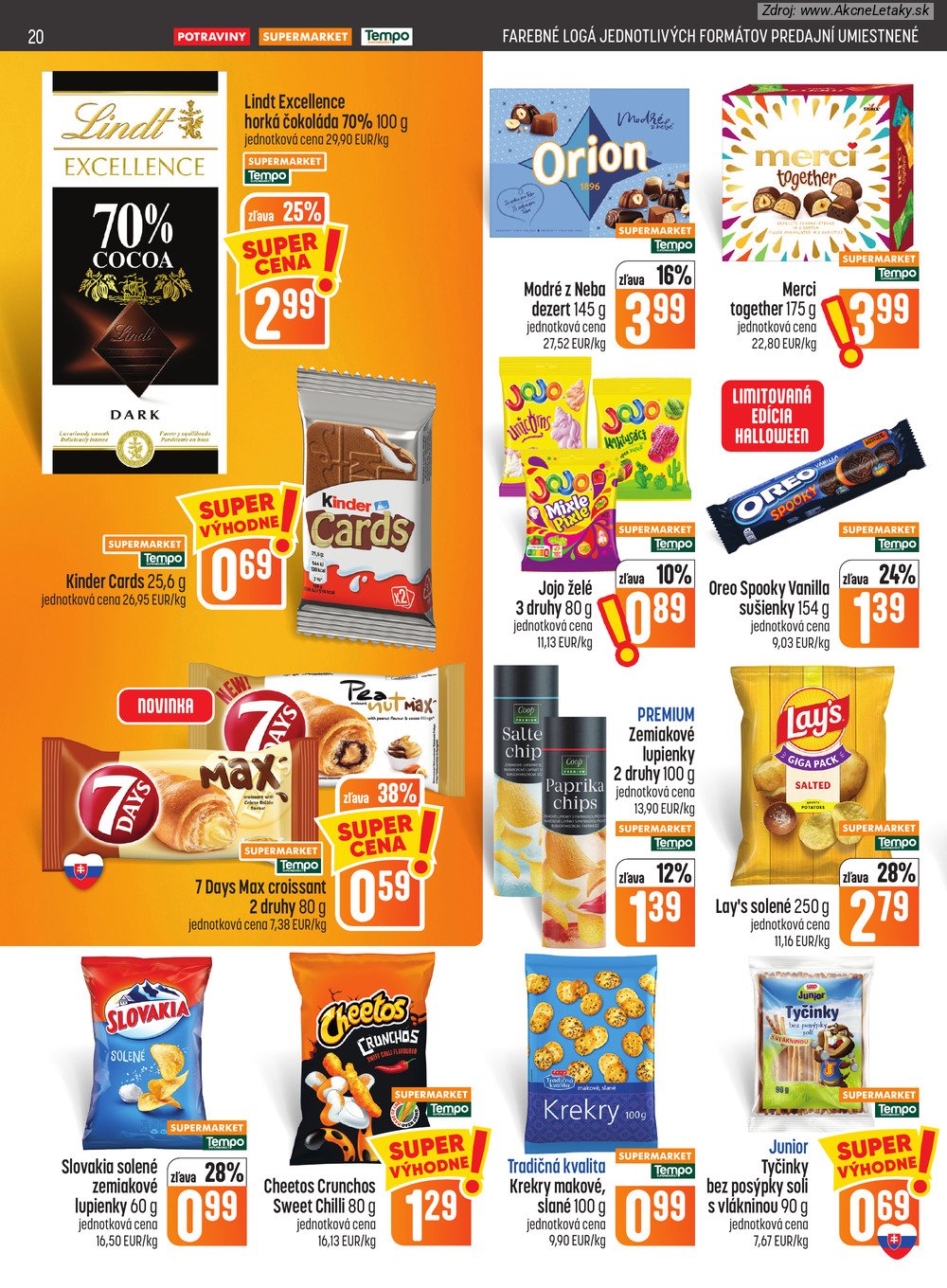 Leták COOP Jednota (15. 10. - 21. 10. 2026) - strana 20 z 28