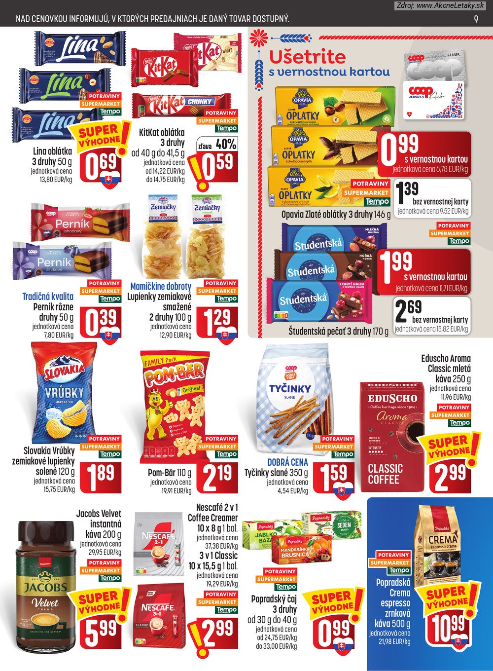 Leták COOP Jednota - strana 9