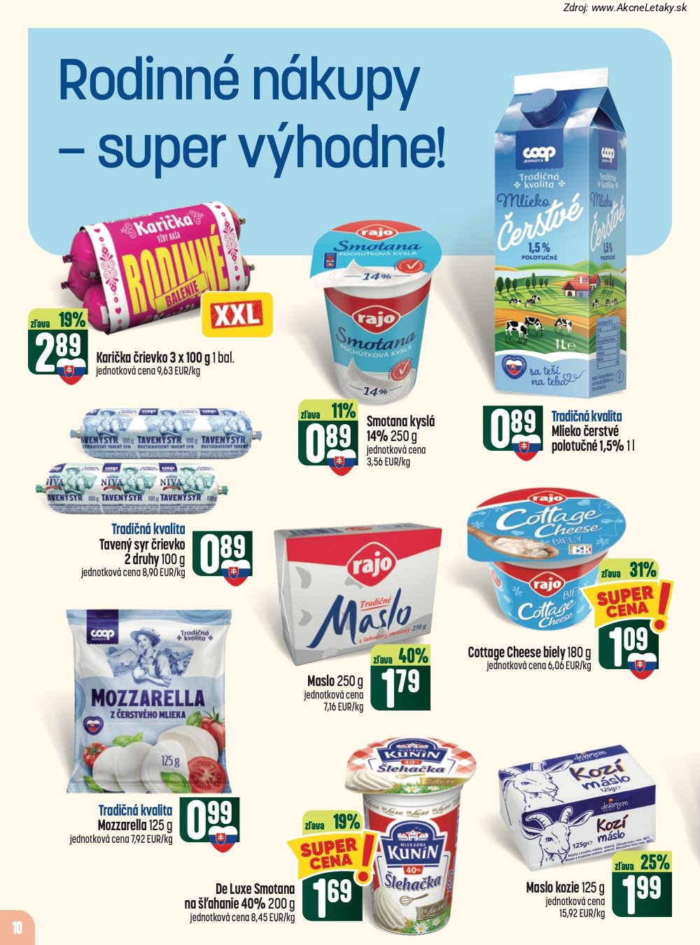 Leták COOP Jednota - strana 10