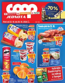 Leták COOP Jednota