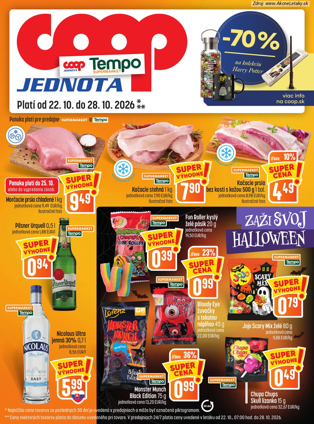 Leták COOP Jednota (22. 10. - 28. 10. 2026) - strana 13 z 29