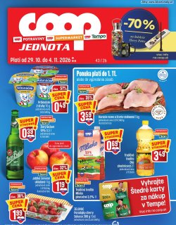 Leták COOP Jednota