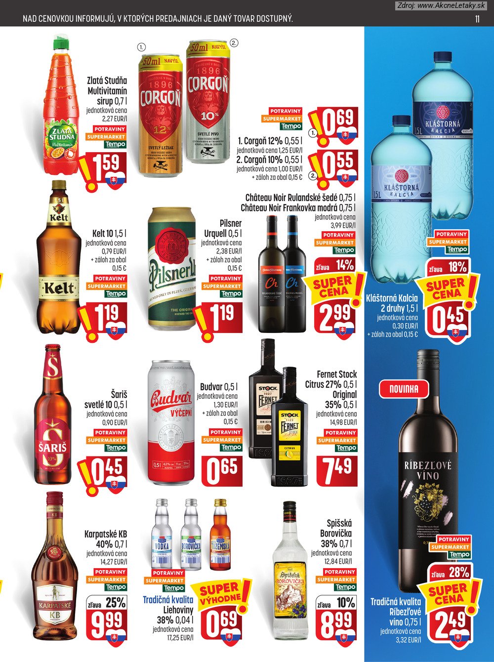 Leták COOP Jednota (29. 10. - 4. 11. 2026) - strana 11 z 28