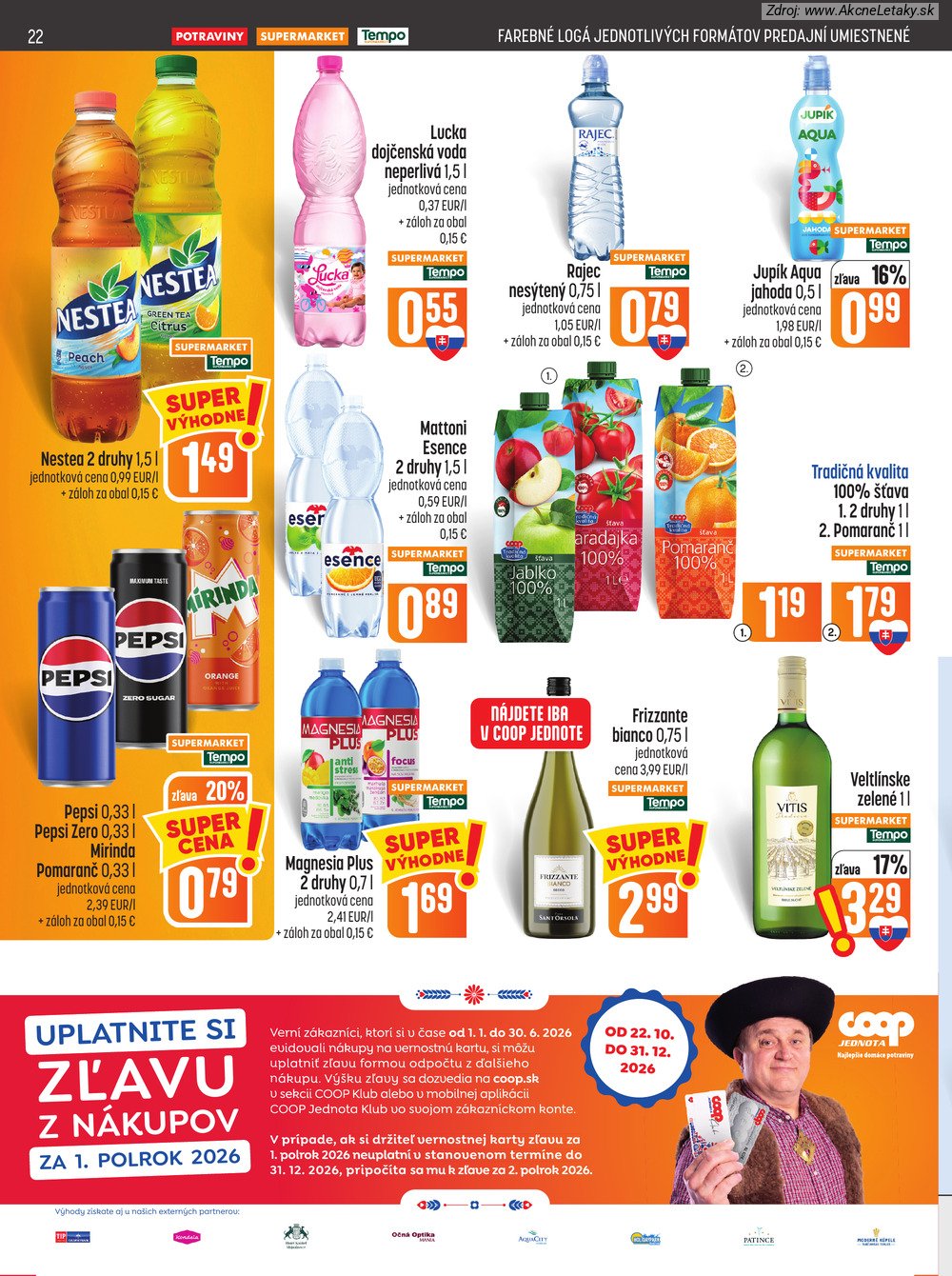 Leták COOP Jednota - strana 22