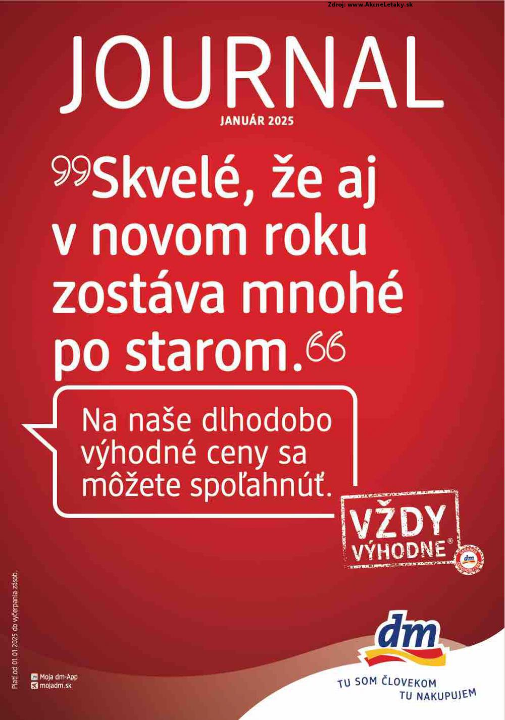 Leták dm drogerie (1. 1. - 31. 1. 2025) - strana 1 z 32