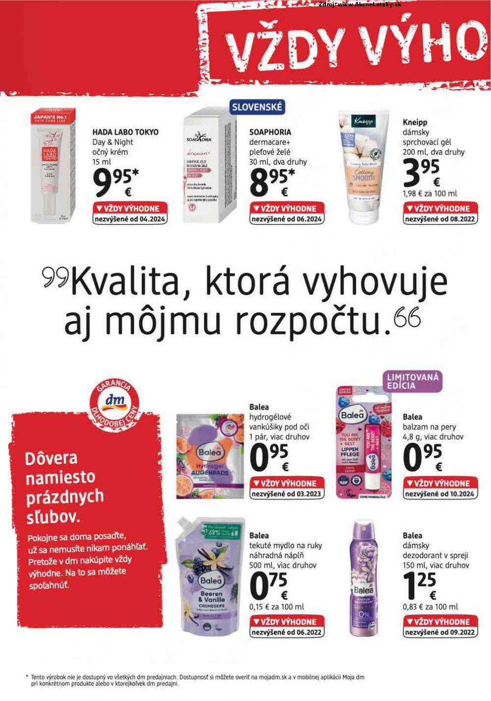 Leták dm drogerie (1. 1. - 31. 1. 2025) - strana 4 z 32