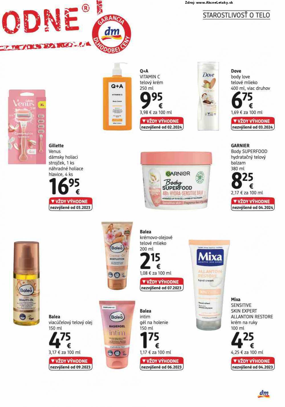 Leták dm drogerie (1. 1. - 31. 1. 2025) - strana 9 z 32