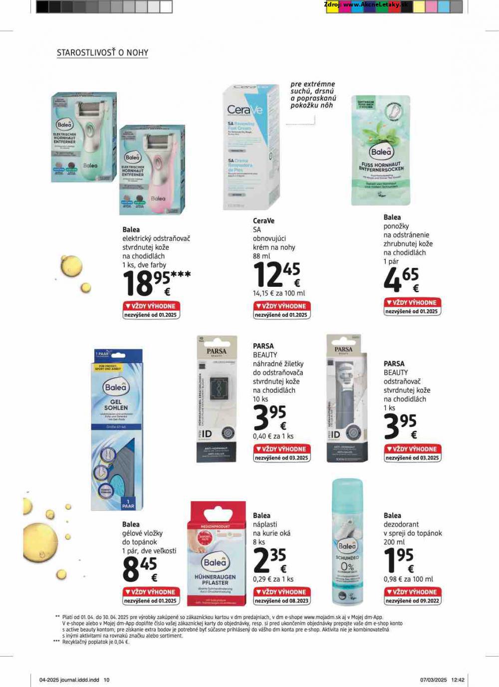 Leták dm drogerie (1. 4. - 30. 4. 2025) - strana 10 z 32