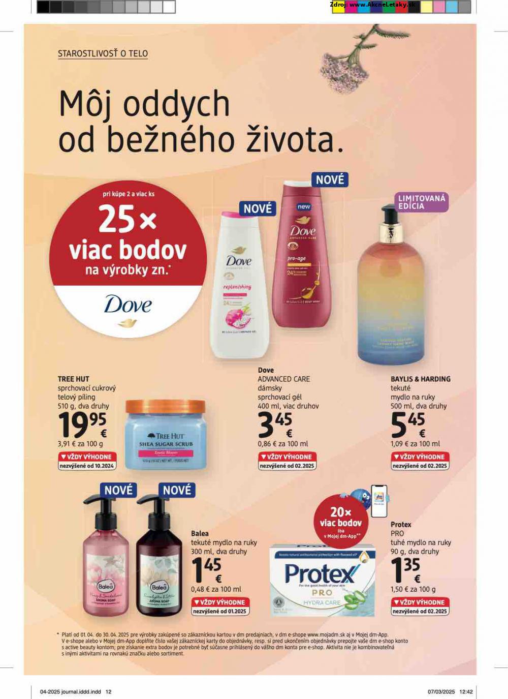 Leták dm drogerie (1. 4. - 30. 4. 2025) - strana 12 z 32