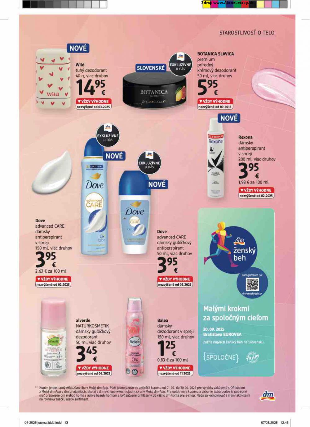 Leták dm drogerie (1. 4. - 30. 4. 2025) - strana 13 z 32