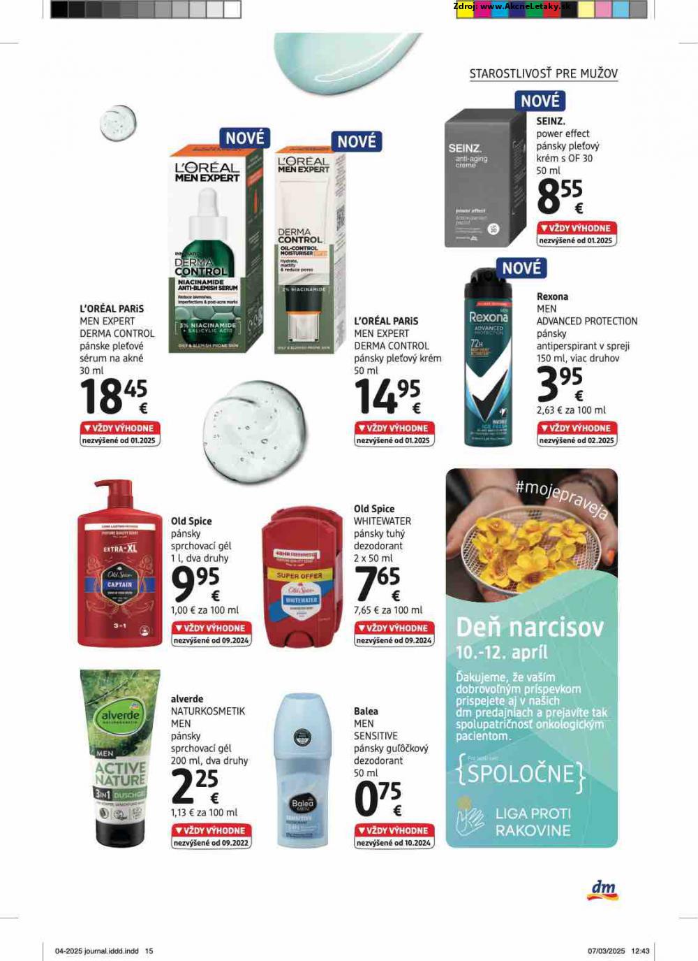 Leták dm drogerie (1. 4. - 30. 4. 2025) - strana 15 z 32