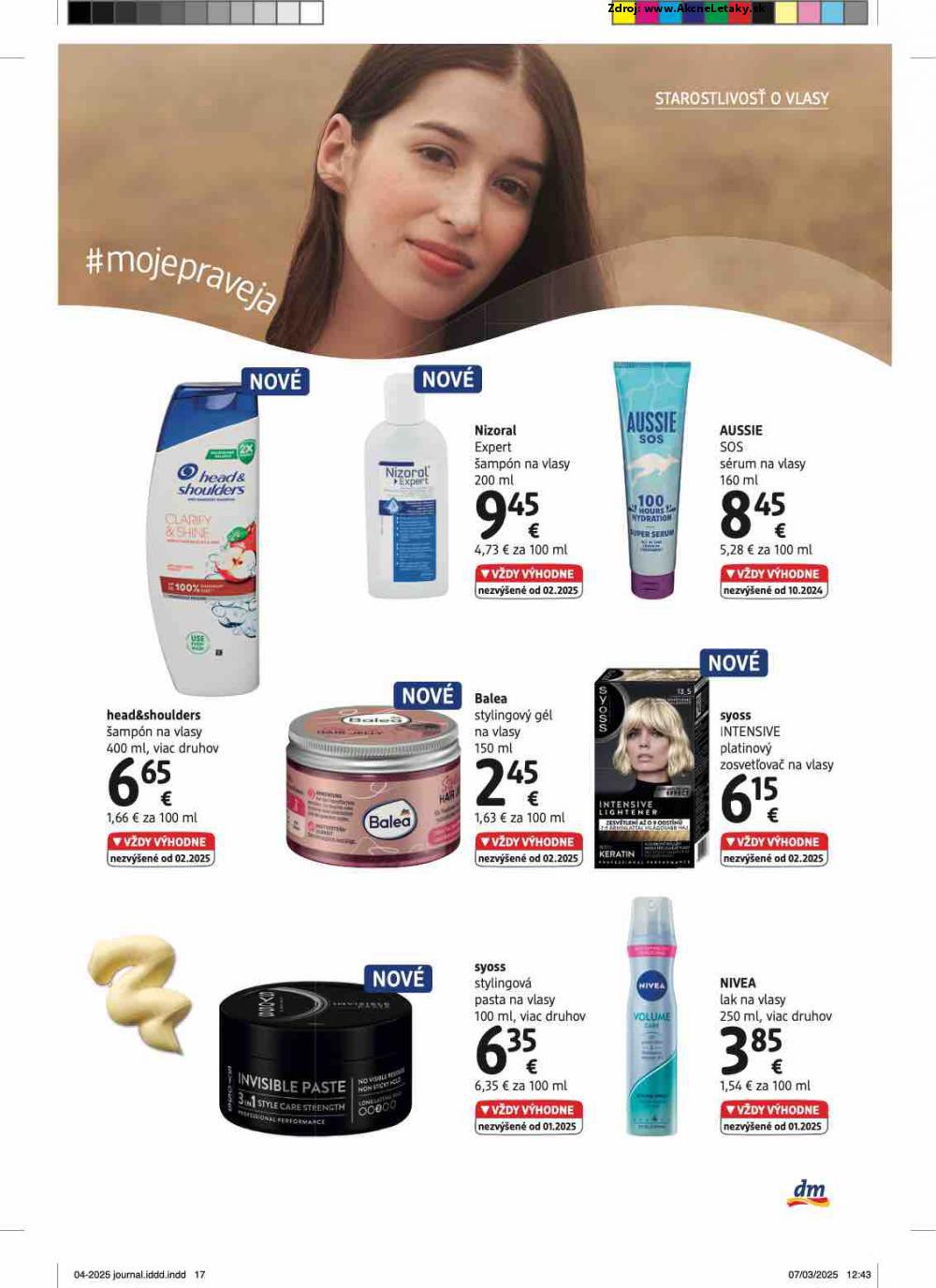 Leták dm drogerie (1. 4. - 30. 4. 2025) - strana 17 z 32
