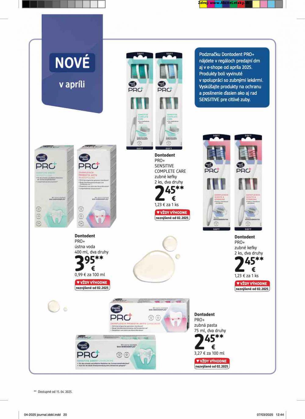 Leták dm drogerie (1. 4. - 30. 4. 2025) - strana 20 z 32