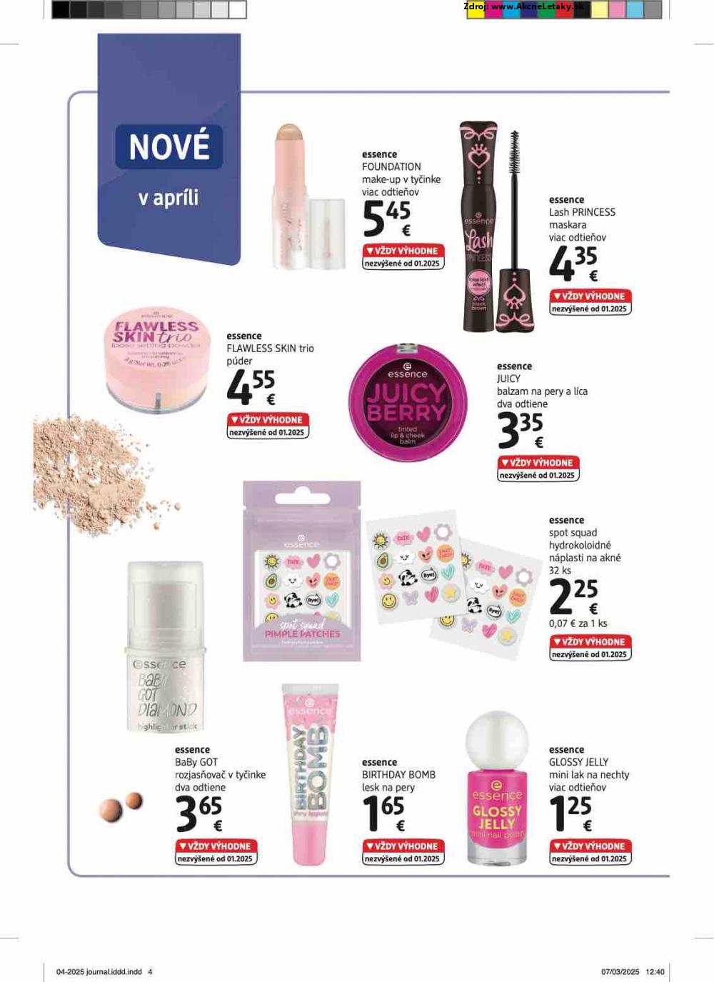 Leták dm drogerie (1. 4. - 30. 4. 2025) - strana 4 z 32