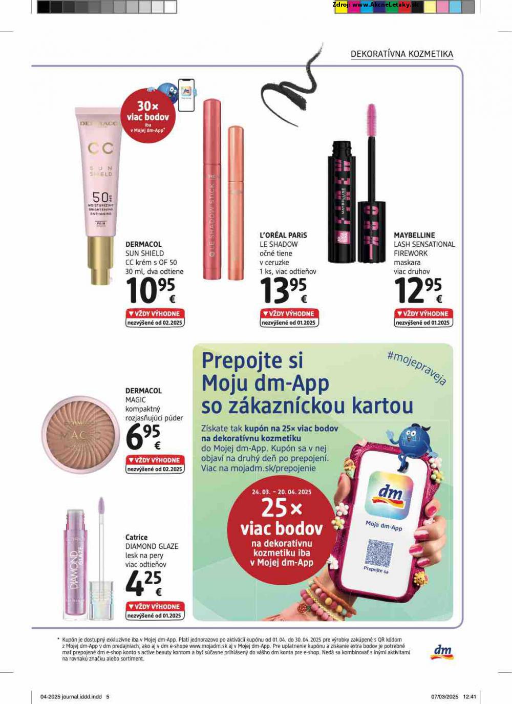Leták dm drogerie (1. 4. - 30. 4. 2025) - strana 5 z 32