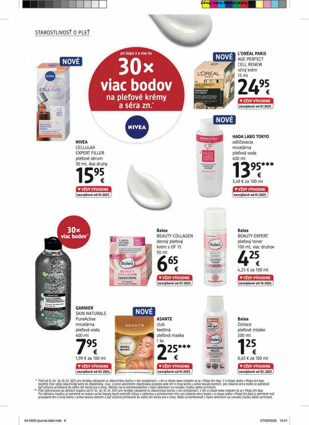 Leták dm drogerie (1. 4. - 30. 4. 2025) - strana 6 z 32