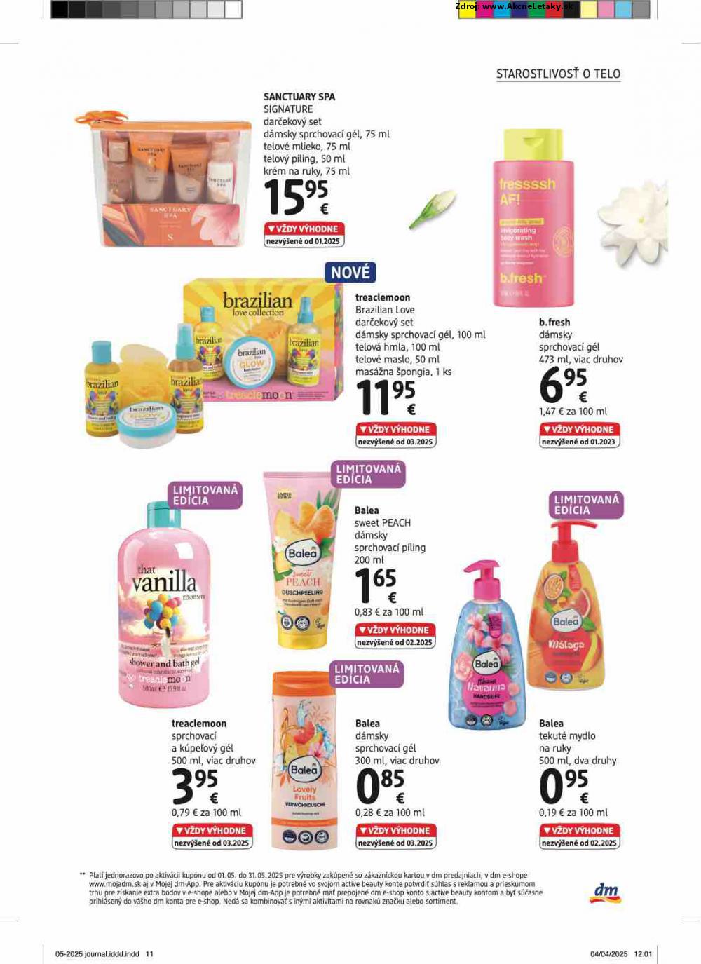 Leták dm drogerie (1. 5. - 31. 5. 2025) - strana 11 z 32