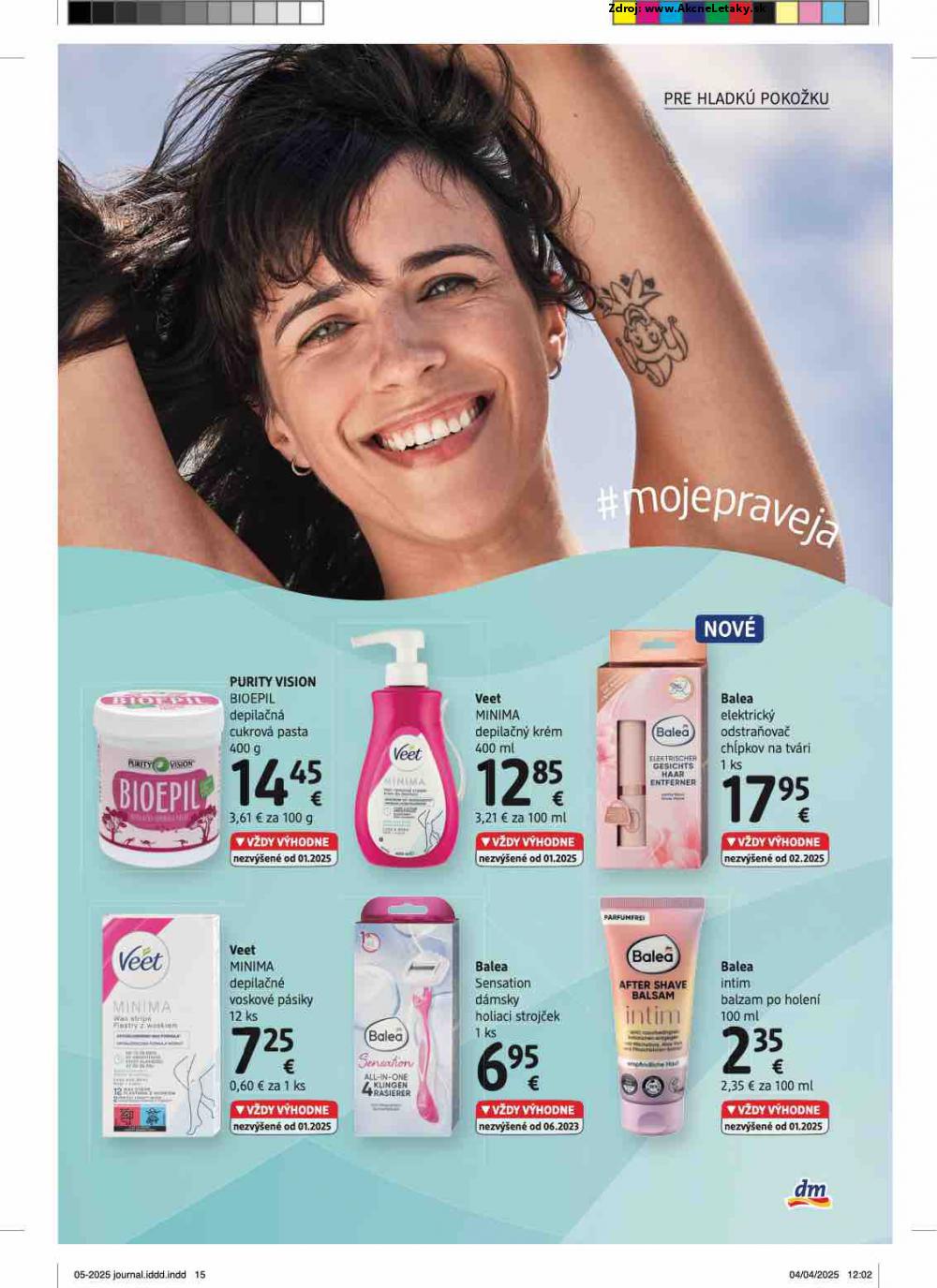 Leták dm drogerie (1. 5. - 31. 5. 2025) - strana 15 z 32