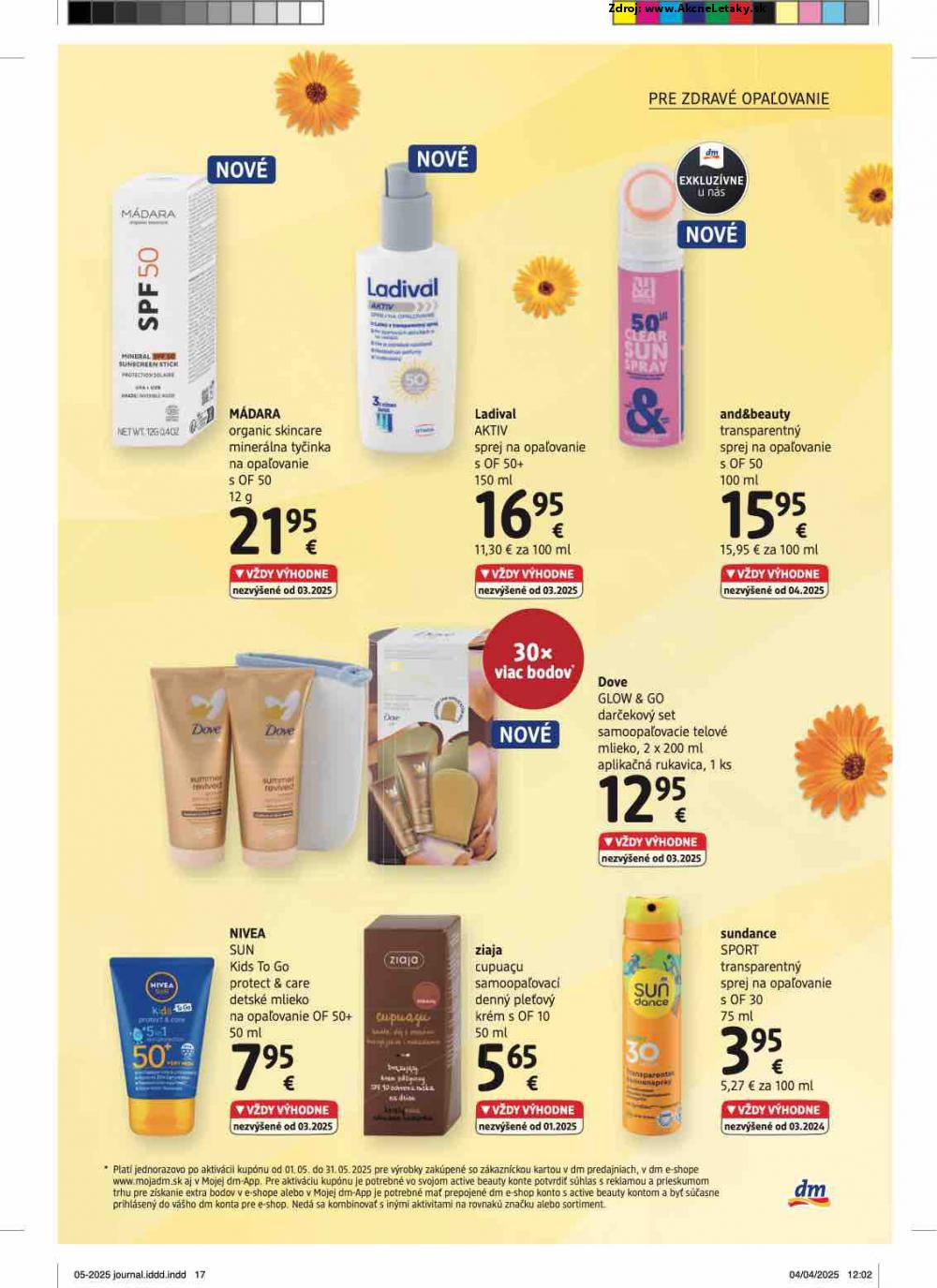 Leták dm drogerie (1. 5. - 31. 5. 2025) - strana 17 z 32