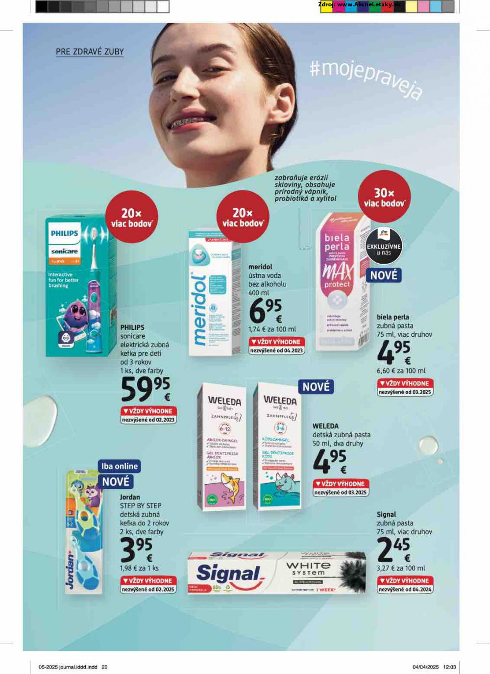 Leták dm drogerie (1. 5. - 31. 5. 2025) - strana 20 z 32