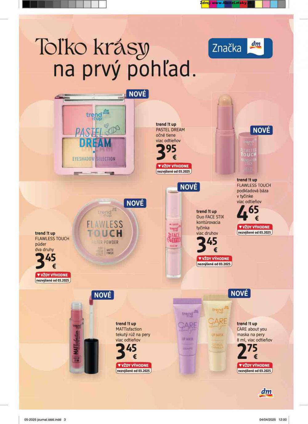 Leták dm drogerie (1. 5. - 31. 5. 2025) - strana 3 z 32