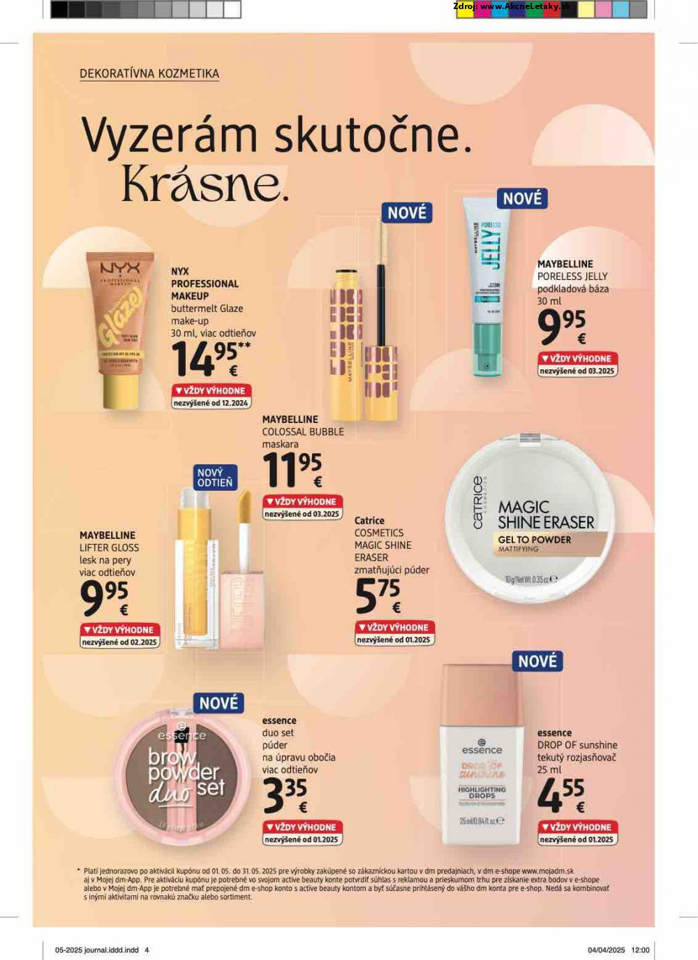 Leták dm drogerie (1. 5. - 31. 5. 2025) - strana 4 z 32