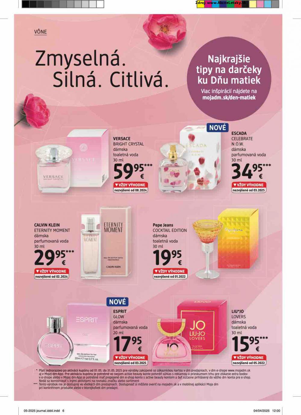 Leták dm drogerie (1. 5. - 31. 5. 2025) - strana 6 z 32