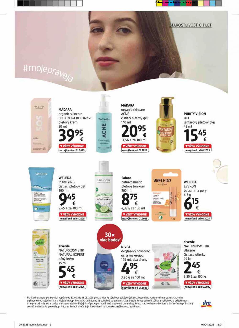 Leták dm drogerie (1. 5. - 31. 5. 2025) - strana 9 z 32