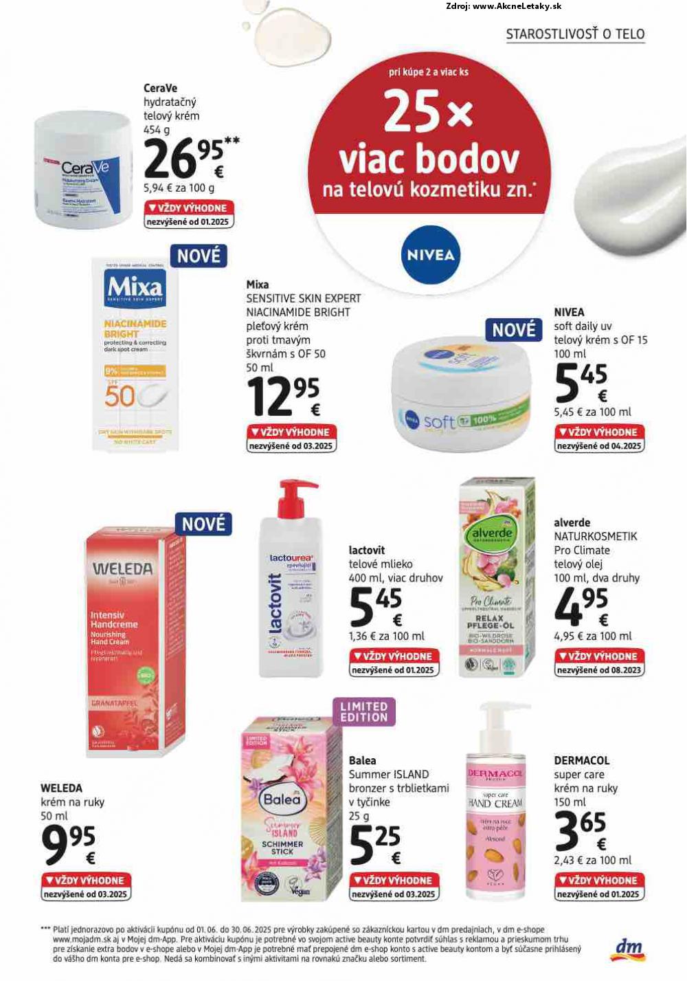 Leták dm drogerie (1. 6. - 30. 6. 2025) - strana 13 z 32